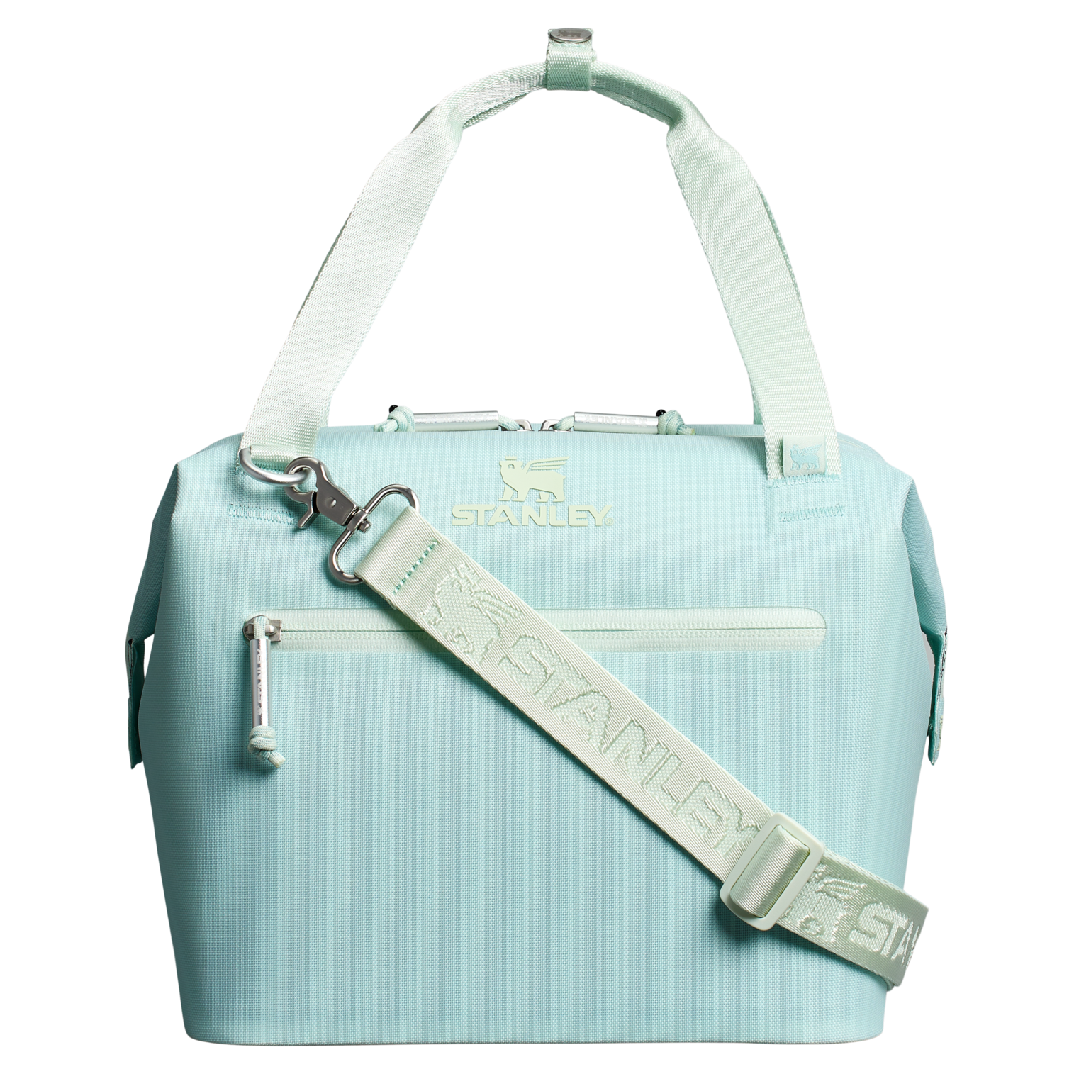 Leak-Proof Insulated The All Day Julienne Mini Cooler D052R - Julienne Series Portable Picnic Chiller Tote - Seafoam