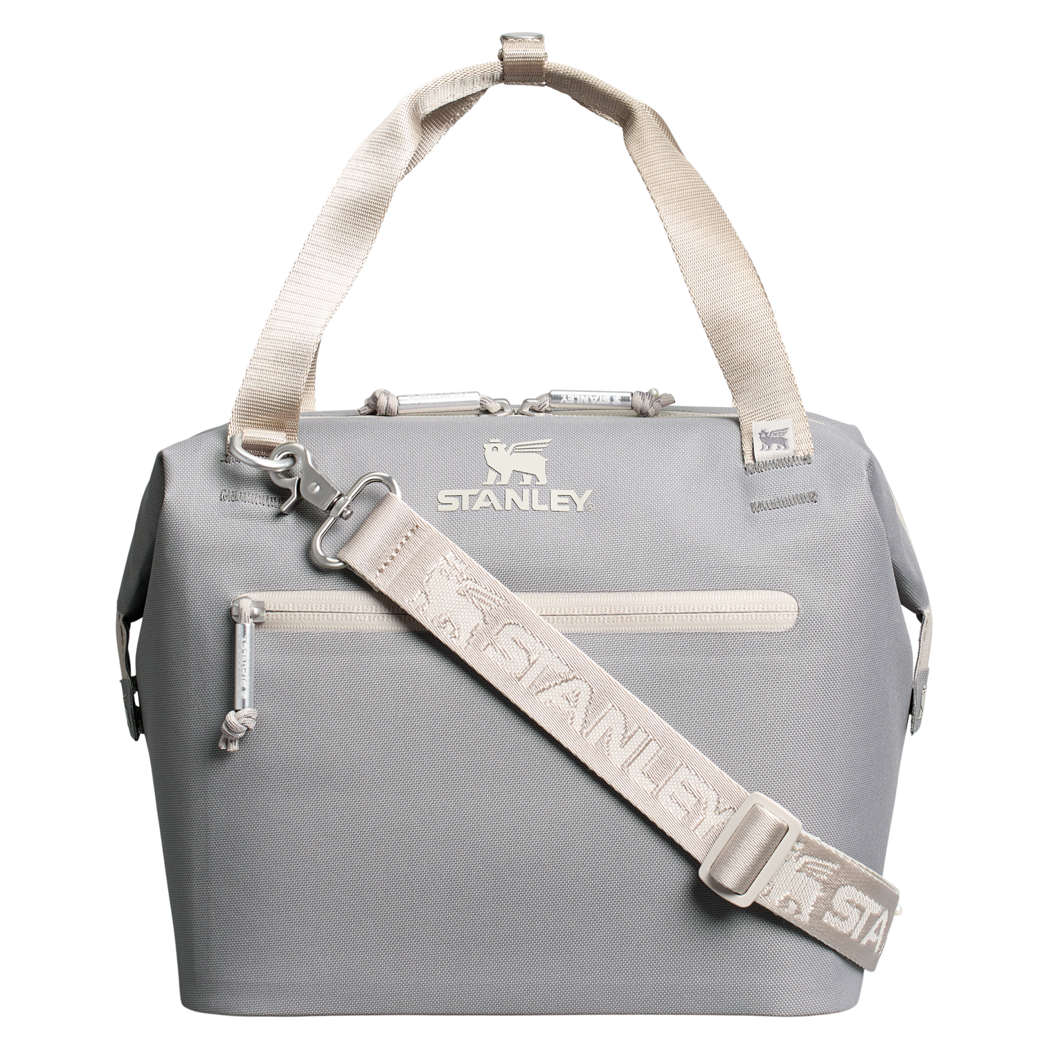 Leak-Proof Insulated The All Day Julienne Mini Cooler D052R - Julienne Series Portable Picnic Chiller Tote - Stone