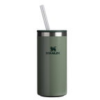Ice-Retention The Everyday Tall Can Cooler Cup D117J - Heavy-Duty Ice-Retention Food & Beverage Carrier - Hammertone Green