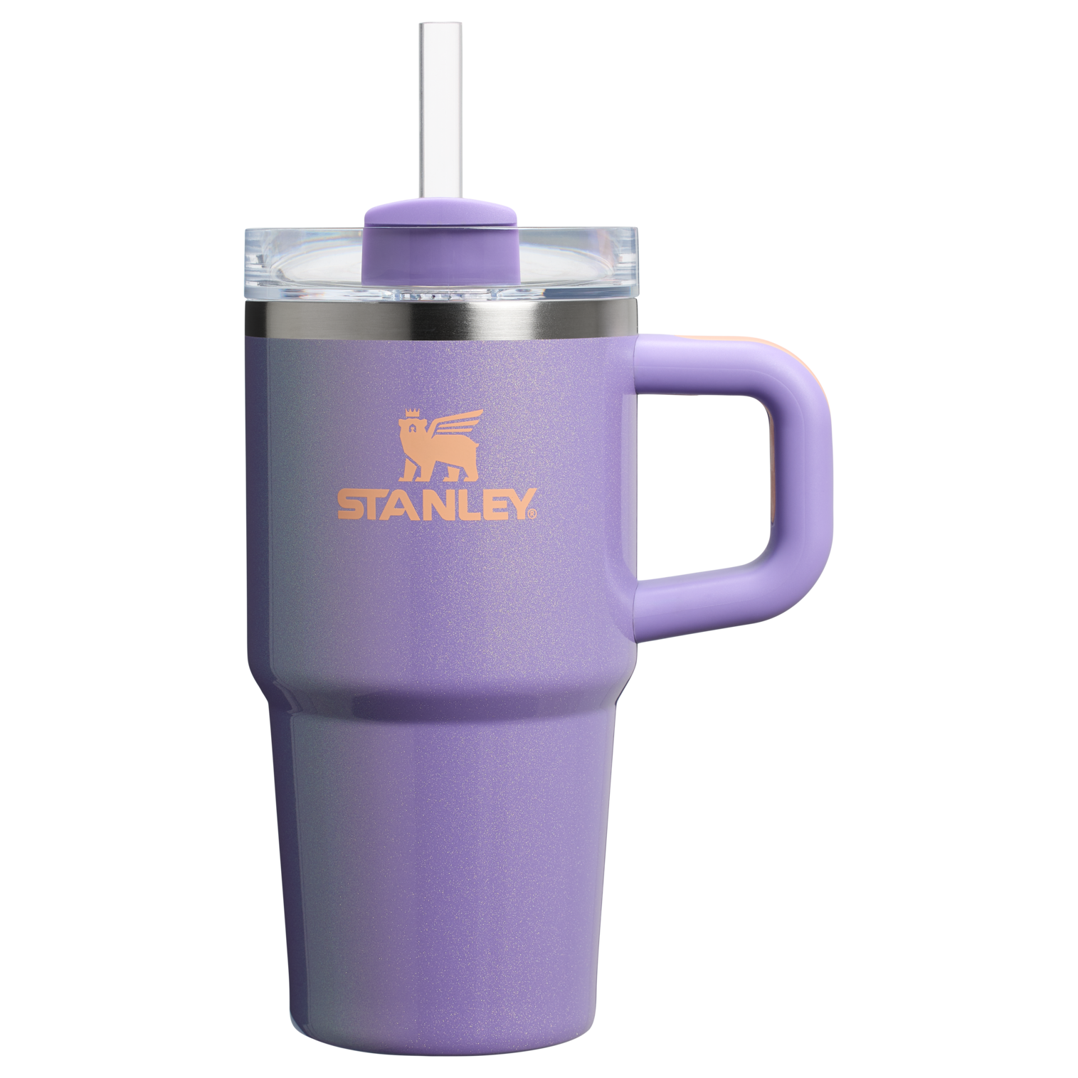 Splash-Resistant FlowState The Quencher H2.O Flowstate Tumbler with Handle | Stanley Create D309N - 40oz Large Capacity Car-Cup Friendly Quencher Detail