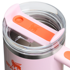 Double-Wall Vacuum The Quencher H2.O Flowstate Tumbler D251V - Double-Wall Vacuum Insulated Travel Tumbler with Straw Detail
