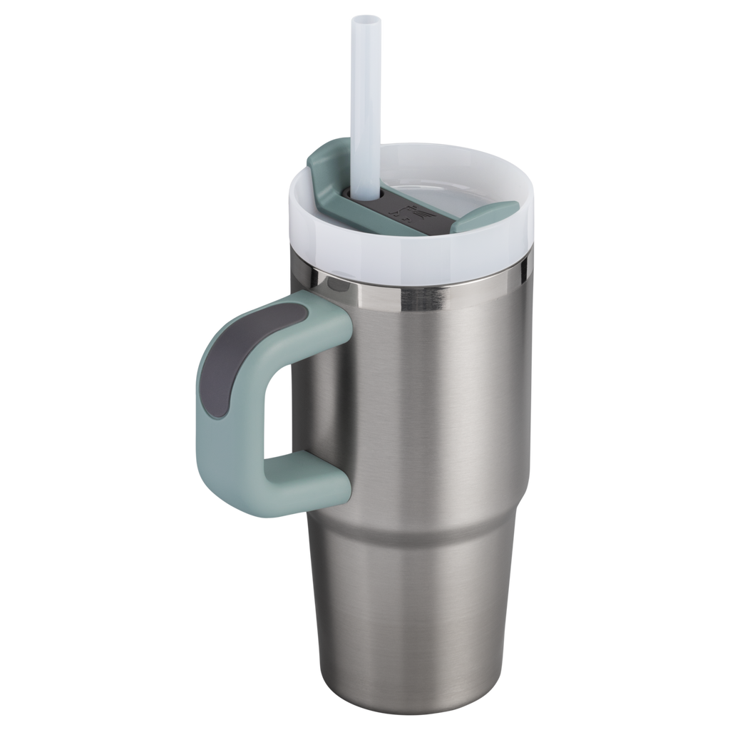 Car-Cup Friendly The Quencher H2.O Flowstate Tumbler D068Z - FlowState 3-Position Lid Insulated Travel Mug Detail