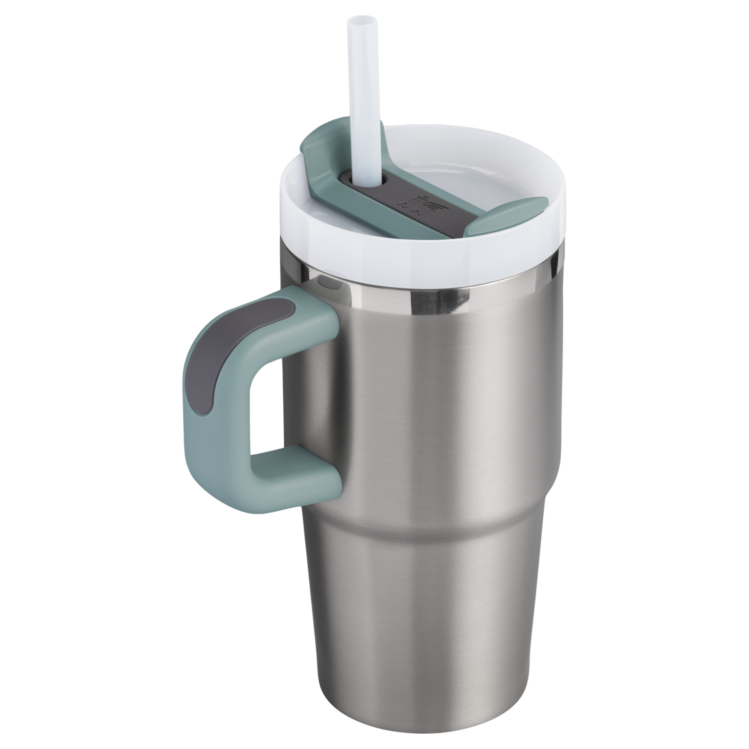 Splash-Resistant FlowState The Quencher H2.O Flowstate Tumbler with Handle | Stanley Create D309N - 40oz Large Capacity Car-Cup Friendly Quencher Detail