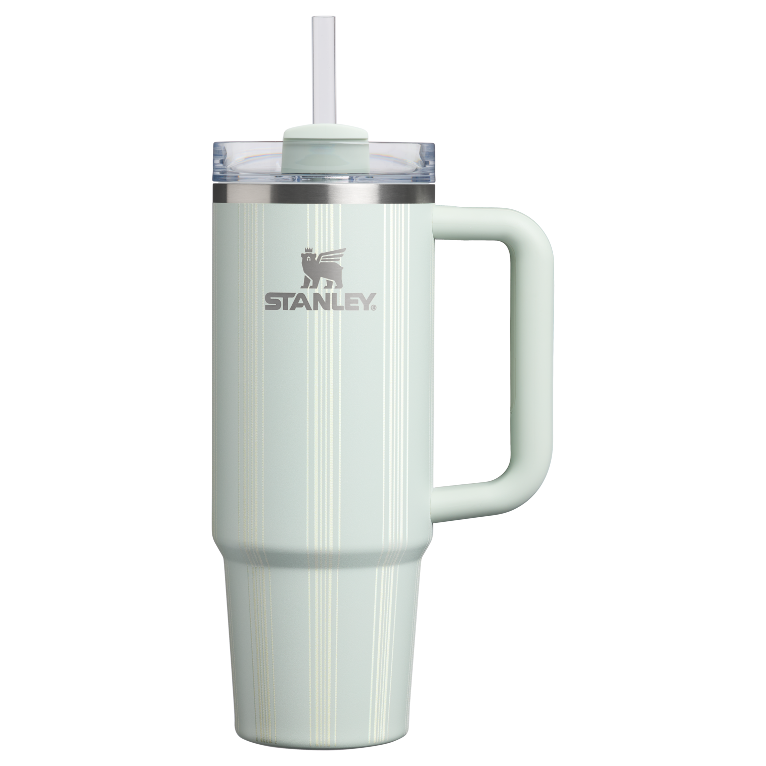 Large Capacity The Quencher H2.0 Flowstate Tumbler D343V - 40oz Large Capacity Car-Cup Friendly Quencher - Mist Picnic Stripe