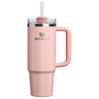Large Capacity The Quencher H2.0 Flowstate Tumbler D343V - 40oz Large Capacity Car-Cup Friendly Quencher - Peach Rose Picnic Stripe