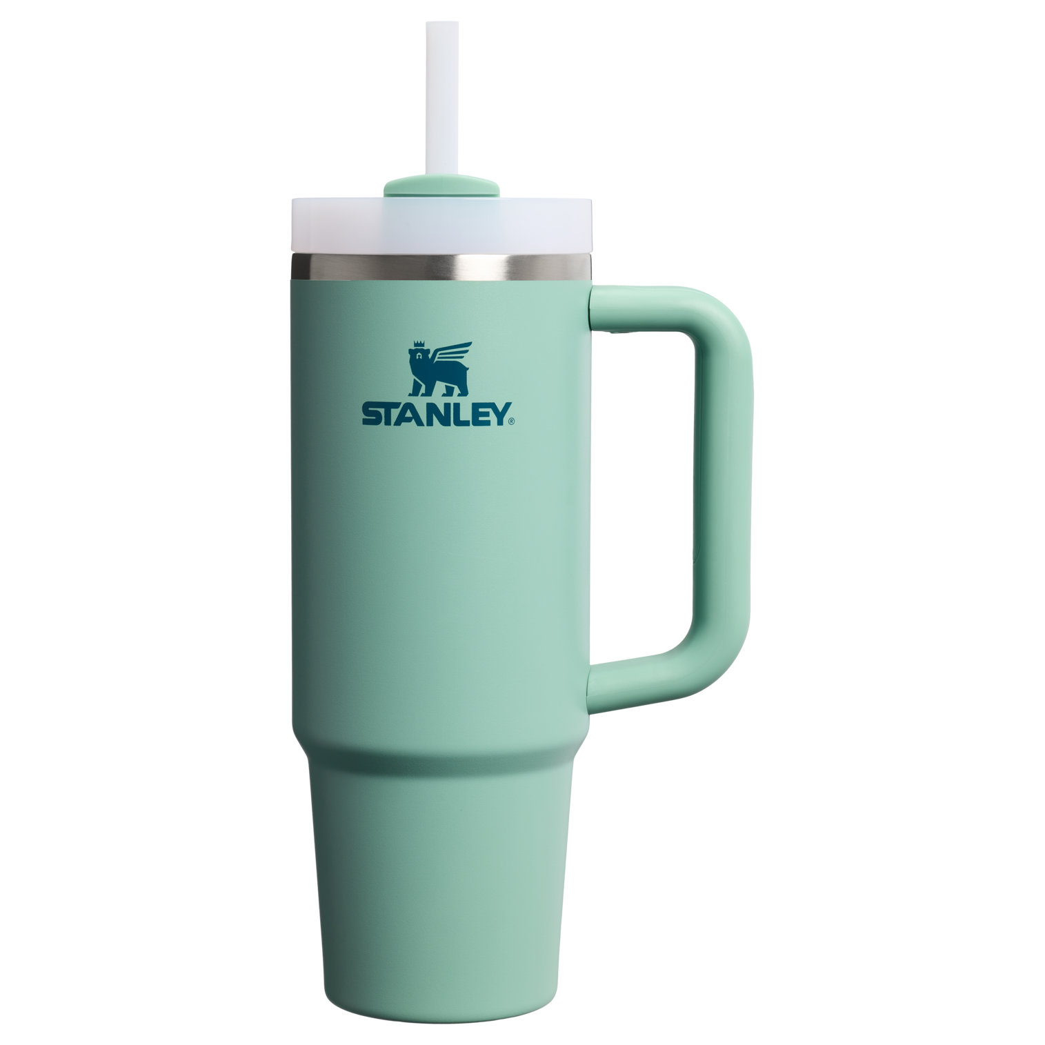Splash-Resistant FlowState The Quencher H2.0 Flowstate Tumbler D051L - 40oz Large Capacity Car-Cup Friendly Quencher - Spring Green