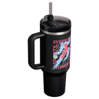 Large Capacity The Quencher H2.0 Flowstate Tumbler D340Y - Double-Wall Vacuum Insulated Travel Tumbler with Straw Detail