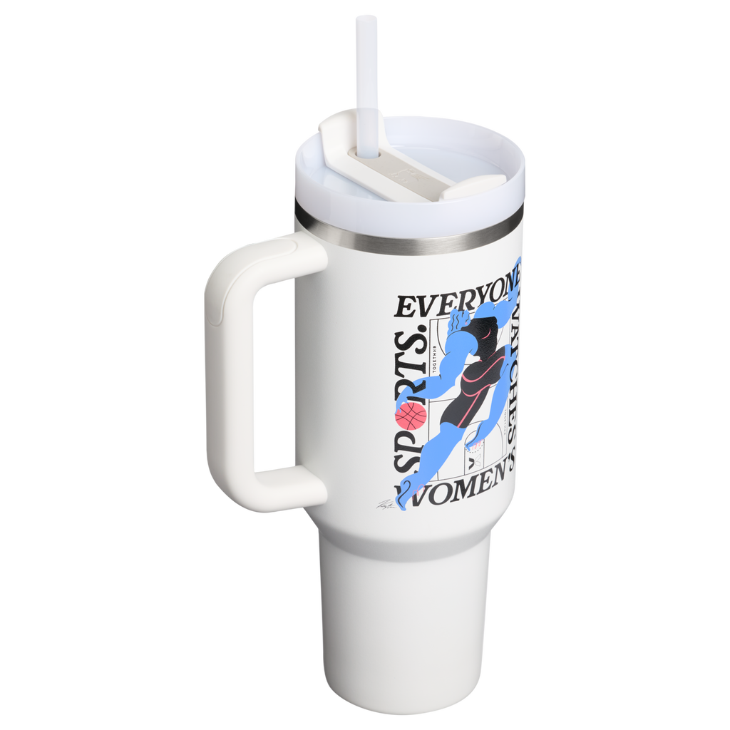 Large Capacity The Quencher H2.0 Flowstate Tumbler D340Y - Double-Wall Vacuum Insulated Travel Tumbler with Straw Detail
