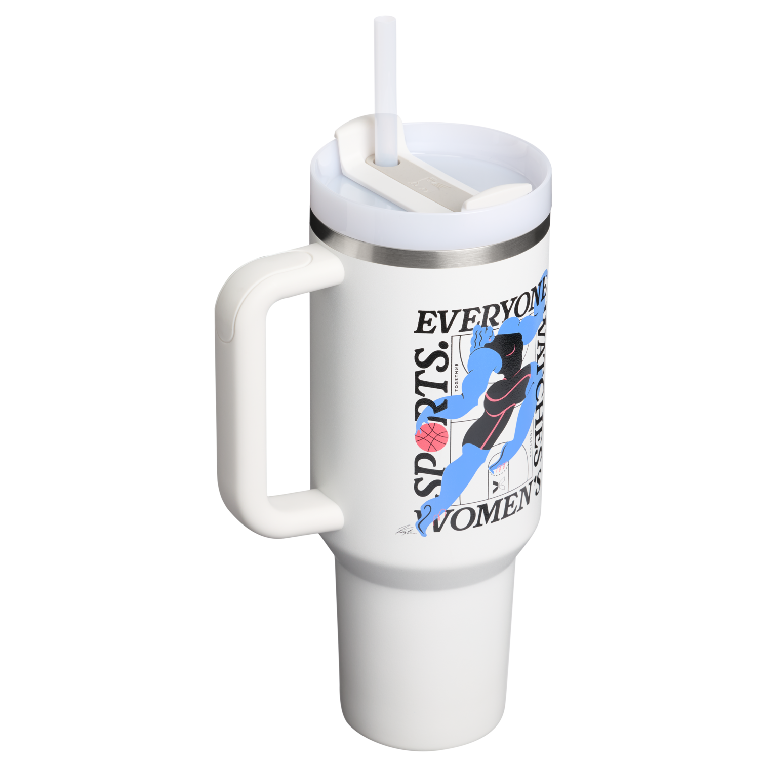 Large Capacity The Quencher H2.0 Flowstate Tumbler D340Y - Double-Wall Vacuum Insulated Travel Tumbler with Straw Detail