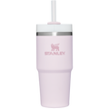 Insulated Travel The Quencher H2.0 Flowstate Tumbler D214X - Double-Wall Vacuum Insulated Travel Tumbler with Straw - Rose Quartz 2.0