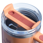 Car-Cup Friendly The Quencher H2.0 Flowstate Tumbler D050X - Premium Stainless Steel Straw Cup for All-Day Hydration Detail