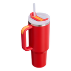 Car-Cup Friendly The Quencher H2.0 Flowstate Tumbler D050X - Premium Stainless Steel Straw Cup for All-Day Hydration Detail