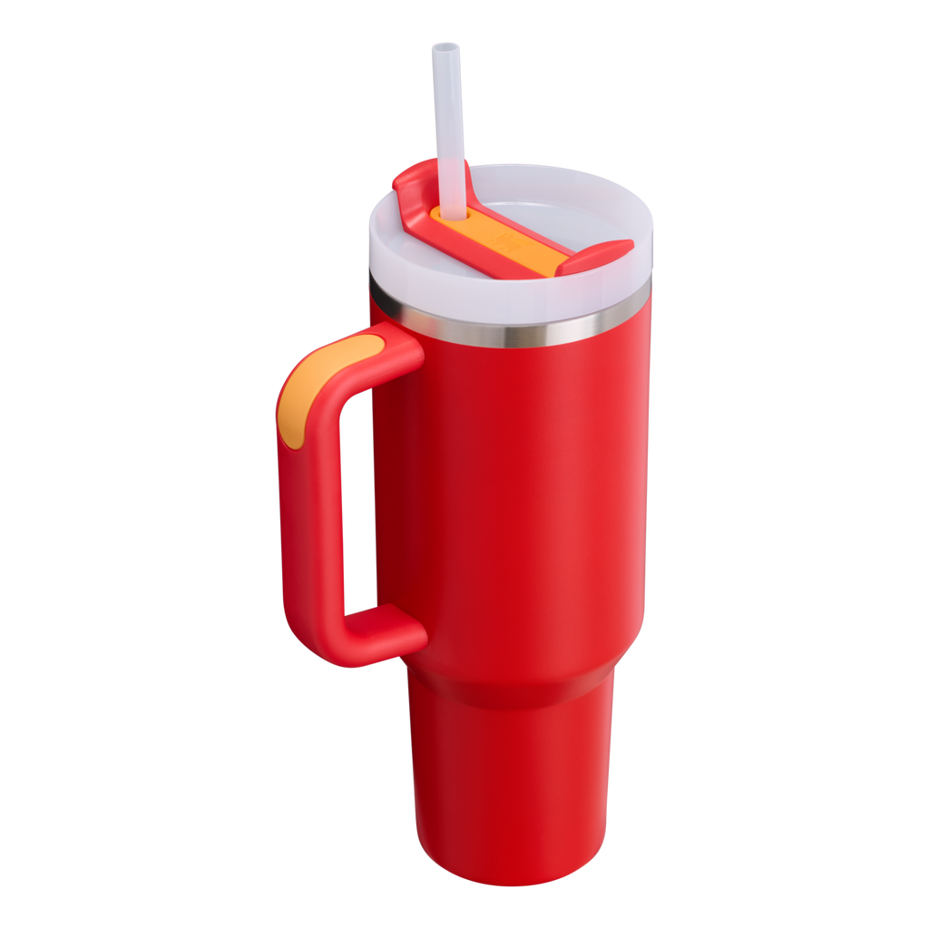 Car-Cup Friendly The Quencher H2.0 Flowstate Tumbler D050X - Premium Stainless Steel Straw Cup for All-Day Hydration Detail
