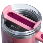 Car-Cup Friendly The Quencher H2.0 Flowstate Tumbler D050X - Premium Stainless Steel Straw Cup for All-Day Hydration Detail