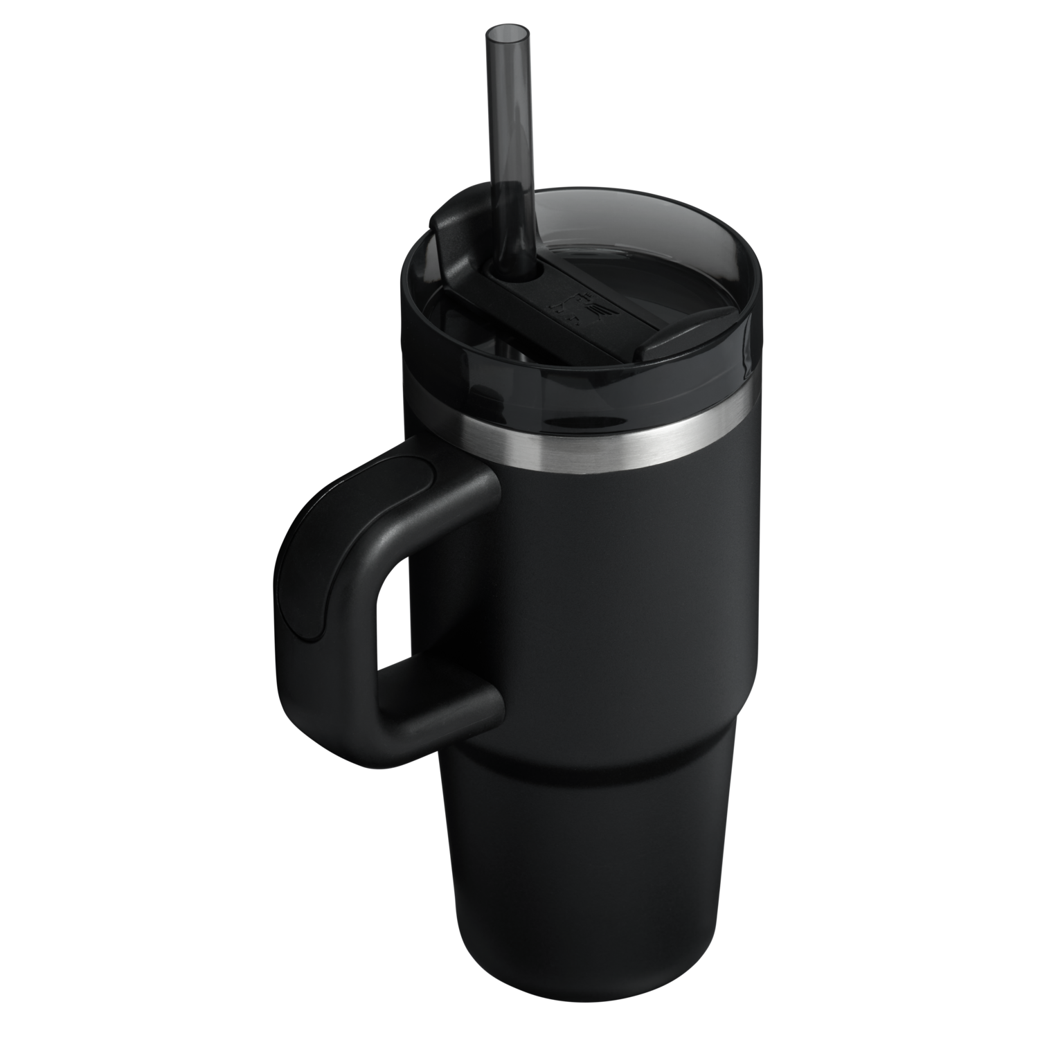 Splash-Resistant FlowState The Quencher H2.O Flowstate Tumbler with Handle | Stanley Create D309N - 40oz Large Capacity Car-Cup Friendly Quencher Detail