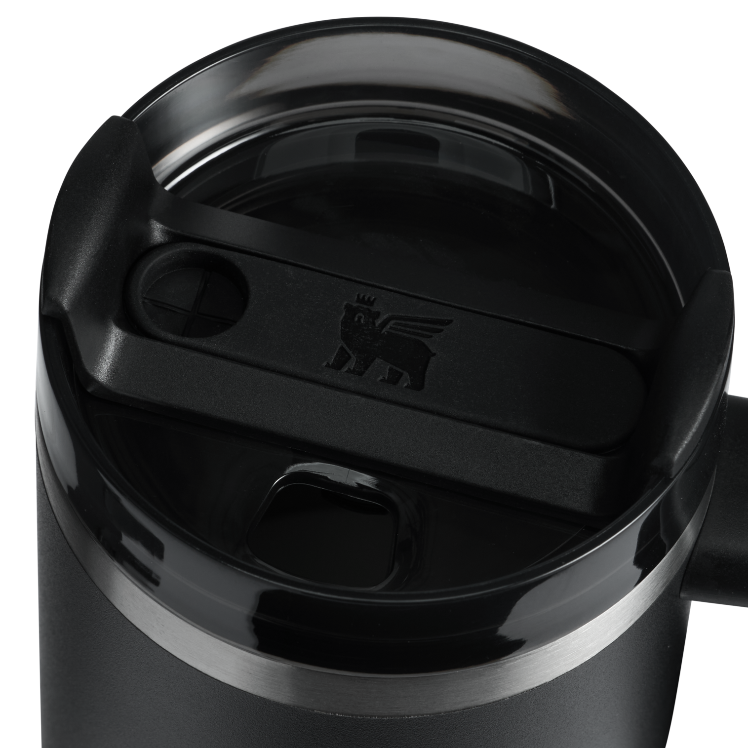 Insulated Travel The Quencher H2.O Flowstate Tumbler | Stanley Create D291F - 40oz Large Capacity Car-Cup Friendly Quencher Detail