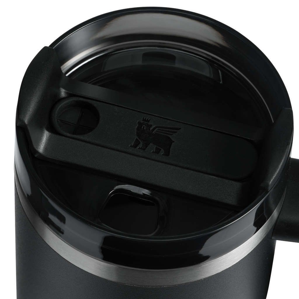 Car-Cup Friendly The Quencher H2.O Flowstate Tumbler D068Z - FlowState 3-Position Lid Insulated Travel Mug Detail