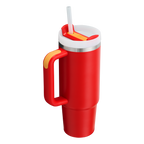 Splash-Resistant FlowState The Quencher H2.0 Flowstate Tumbler | Stanley Create D331C - 40oz Large Capacity Car-Cup Friendly Quencher Detail