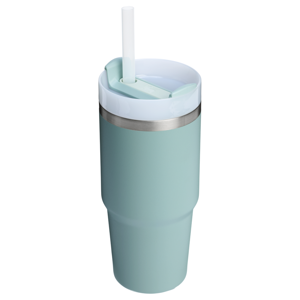 Insulated Travel The Quencher H2.0 Flowstate Tumbler D214X - Double-Wall Vacuum Insulated Travel Tumbler with Straw Detail