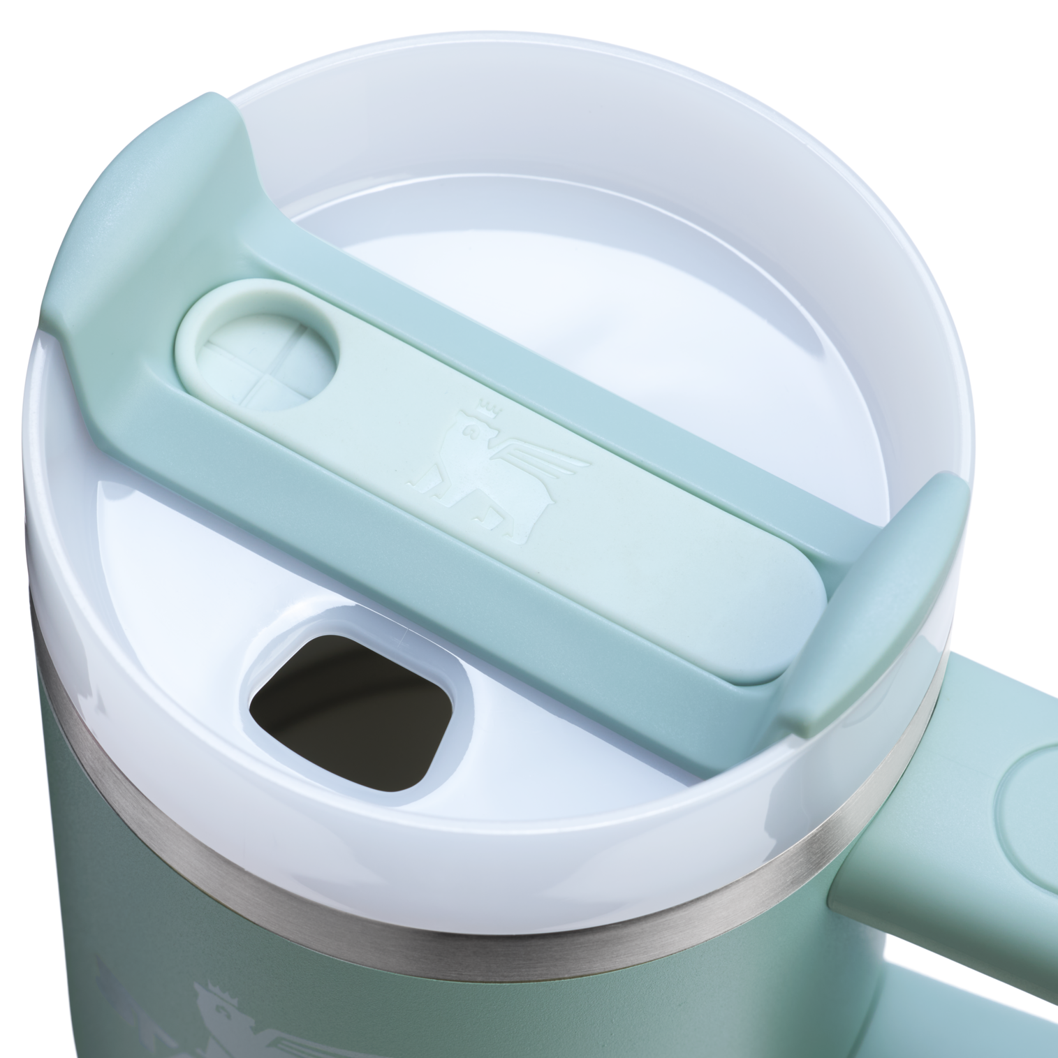 Car-Cup Friendly The Quencher H2.O Flowstate Tumbler D068Z - FlowState 3-Position Lid Insulated Travel Mug Detail