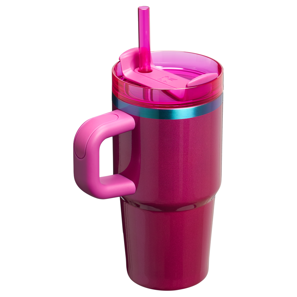Splash-Resistant FlowState The Quencher H2.O Flowstate Tumbler with Handle | Stanley Create D309N - 40oz Large Capacity Car-Cup Friendly Quencher Detail