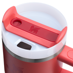Splash-Resistant FlowState The Quencher H2.O Flowstate Tumbler with Handle | Stanley Create D309N - 40oz Large Capacity Car-Cup Friendly Quencher Detail