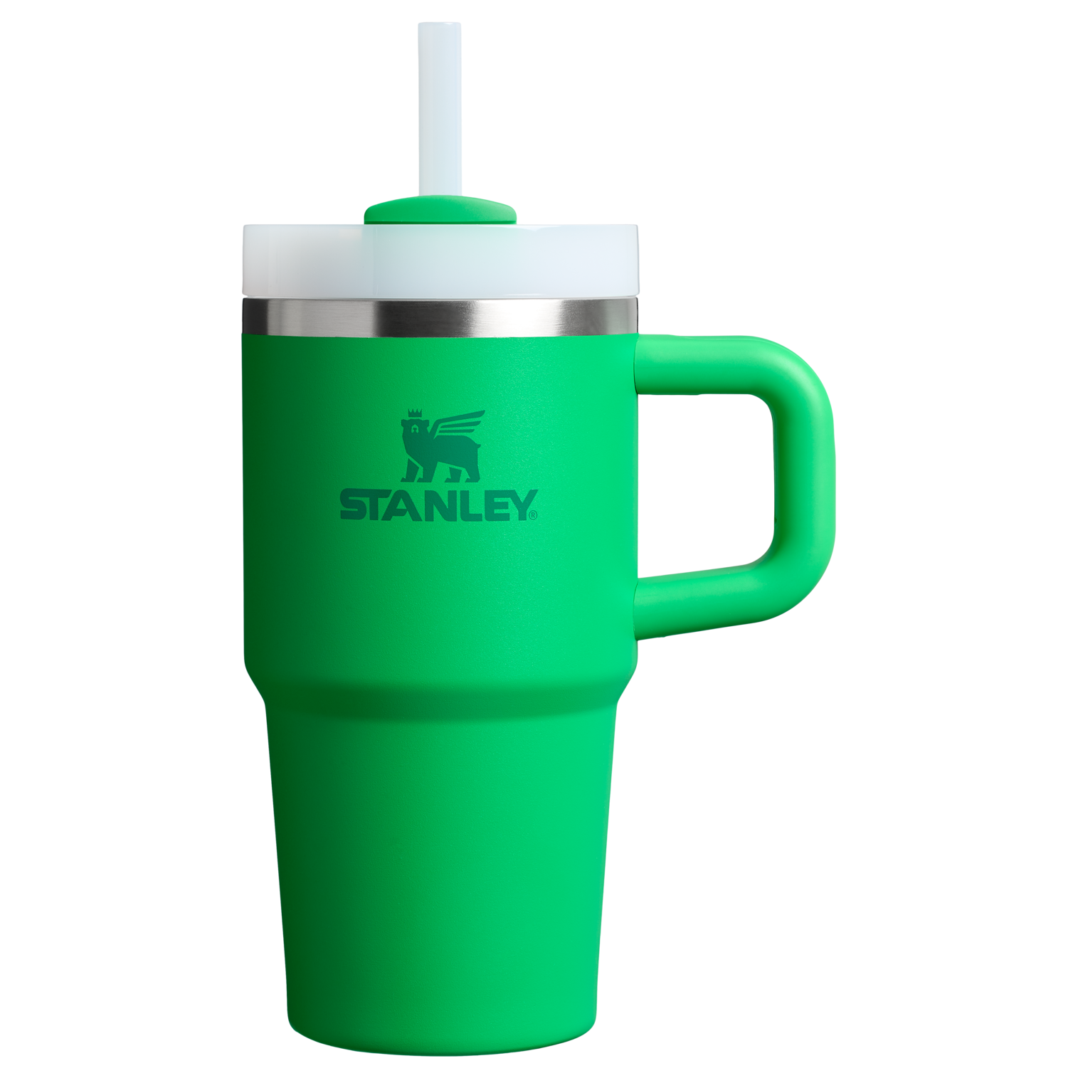 Splash-Resistant FlowState The Quencher H2.O Flowstate Tumbler with Handle | Stanley Create D309N - 40oz Large Capacity Car-Cup Friendly Quencher Detail
