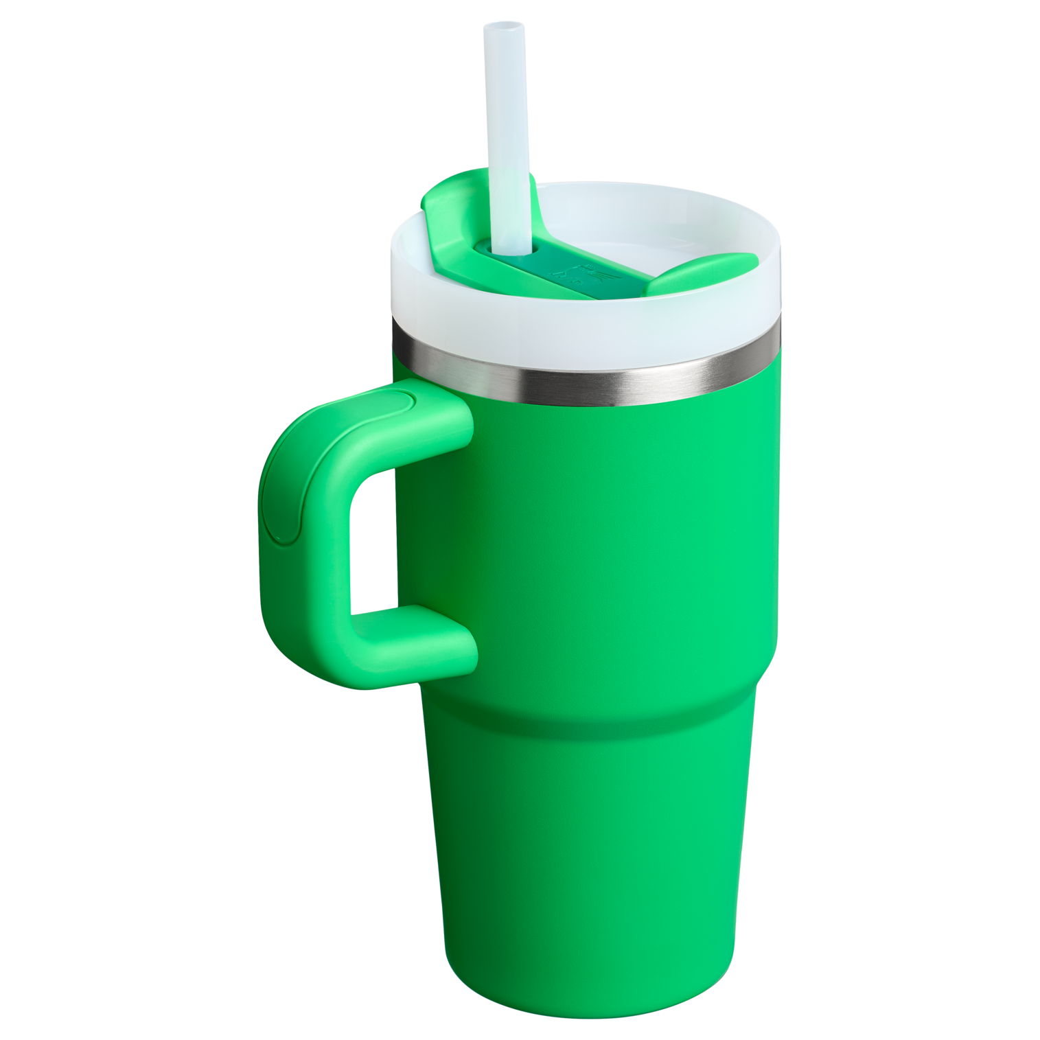 Splash-Resistant FlowState The Quencher H2.O Flowstate Tumbler with Handle | Stanley Create D309N - 40oz Large Capacity Car-Cup Friendly Quencher Detail