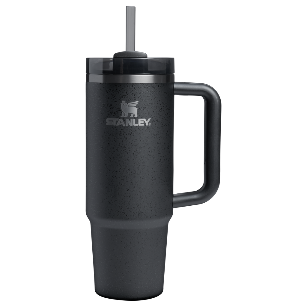 Splash-Resistant FlowState The Quencher H2.0 Flowstate Tumbler | Stanley Create D331C - 40oz Large Capacity Car-Cup Friendly Quencher Detail