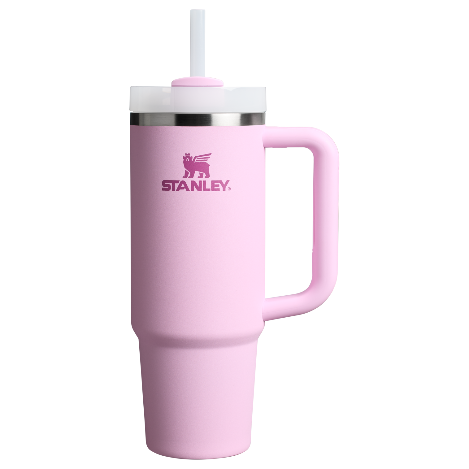 Splash-Resistant FlowState The Quencher H2.0 Flowstate Tumbler | Stanley Create D331C - 40oz Large Capacity Car-Cup Friendly Quencher Detail
