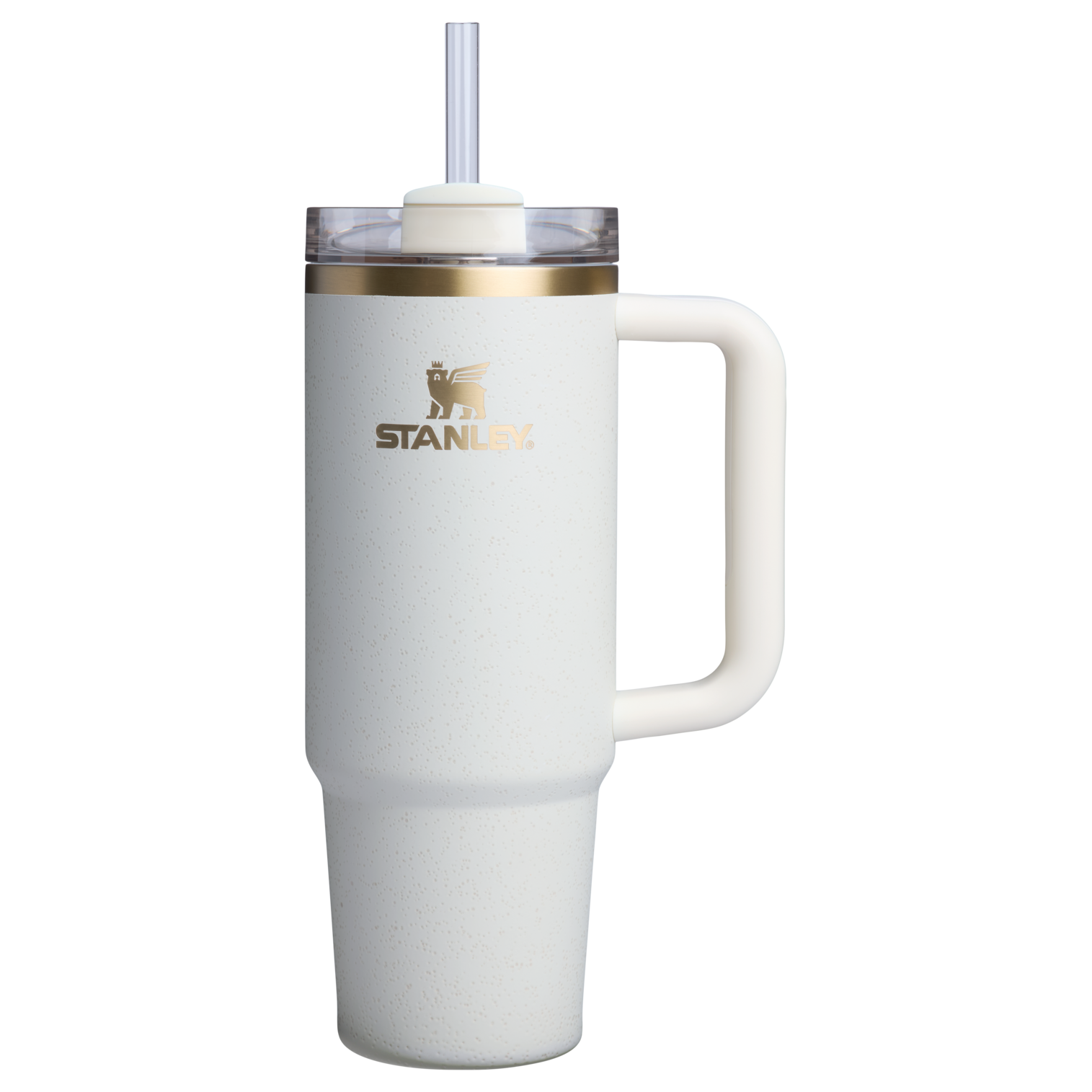 Splash-Resistant FlowState The Quencher H2.0 Flowstate Tumbler | Stanley Create D331C - 40oz Large Capacity Car-Cup Friendly Quencher Detail