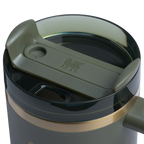 Splash-Resistant FlowState The Quencher H2.0 Flowstate Tumbler | Stanley Create D331C - 40oz Large Capacity Car-Cup Friendly Quencher Detail