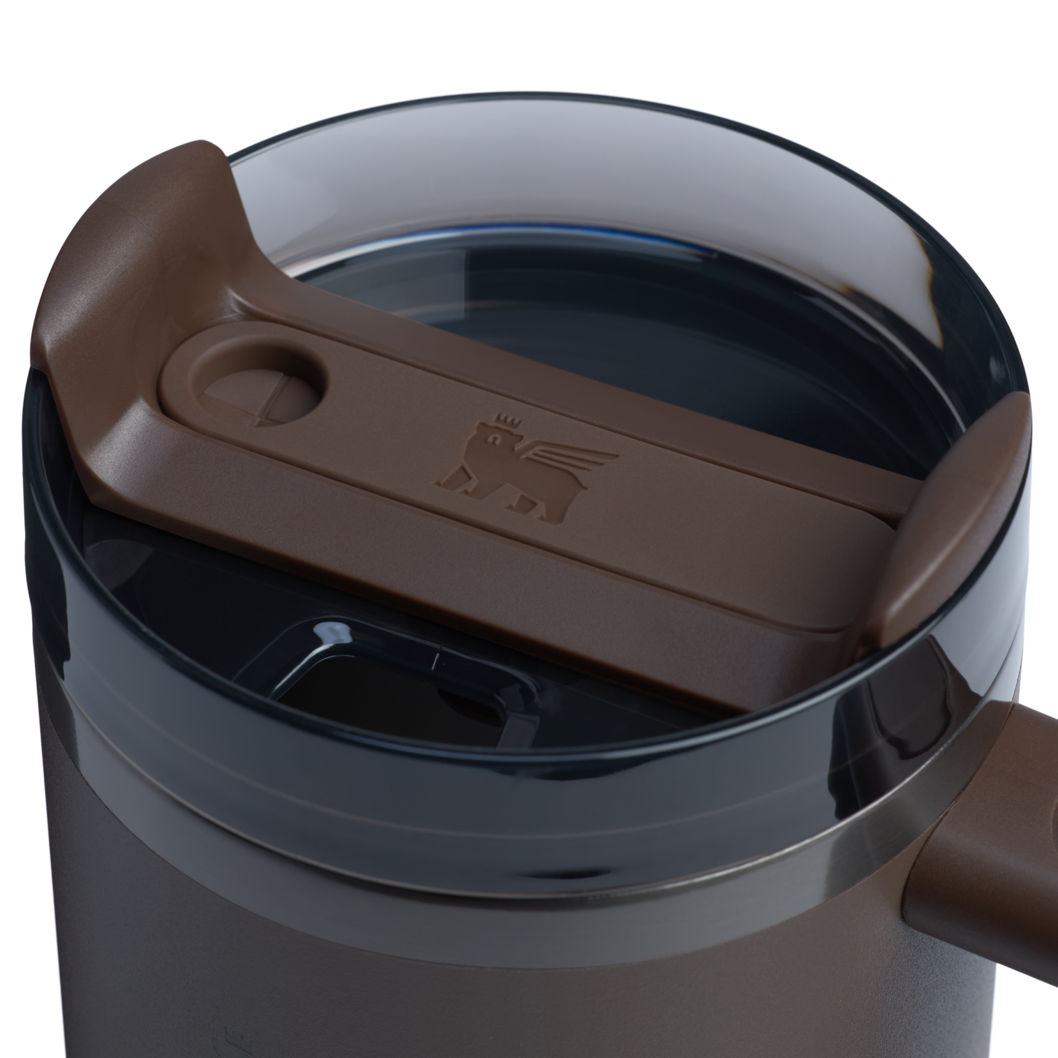 Splash-Resistant FlowState The Quencher H2.0 Flowstate Tumbler | Stanley Create D331C - 40oz Large Capacity Car-Cup Friendly Quencher Detail