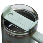 Splash-Resistant FlowState The Quencher H2.0 Flowstate Tumbler D051L - 40oz Large Capacity Car-Cup Friendly Quencher Detail