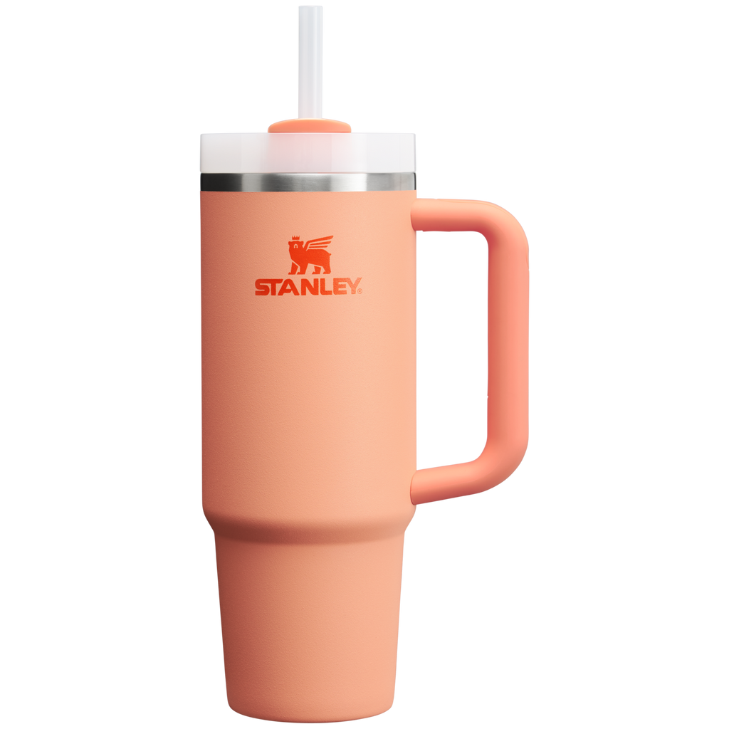 Splash-Resistant FlowState The Quencher H2.0 Flowstate Tumbler | Stanley Create D331C - 40oz Large Capacity Car-Cup Friendly Quencher Detail