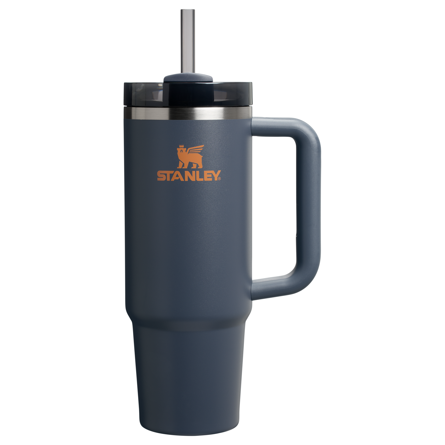 Splash-Resistant FlowState The Quencher H2.0 Flowstate Tumbler | Stanley Create D331C - 40oz Large Capacity Car-Cup Friendly Quencher - Twilight