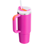 Splash-Resistant FlowState The Quencher H2.0 Flowstate Tumbler | Stanley Create D331C - 40oz Large Capacity Car-Cup Friendly Quencher Detail