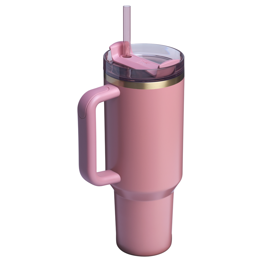 Car-Cup Friendly The Quencher H2.0 Flowstate Tumbler D050X - Premium Stainless Steel Straw Cup for All-Day Hydration Detail
