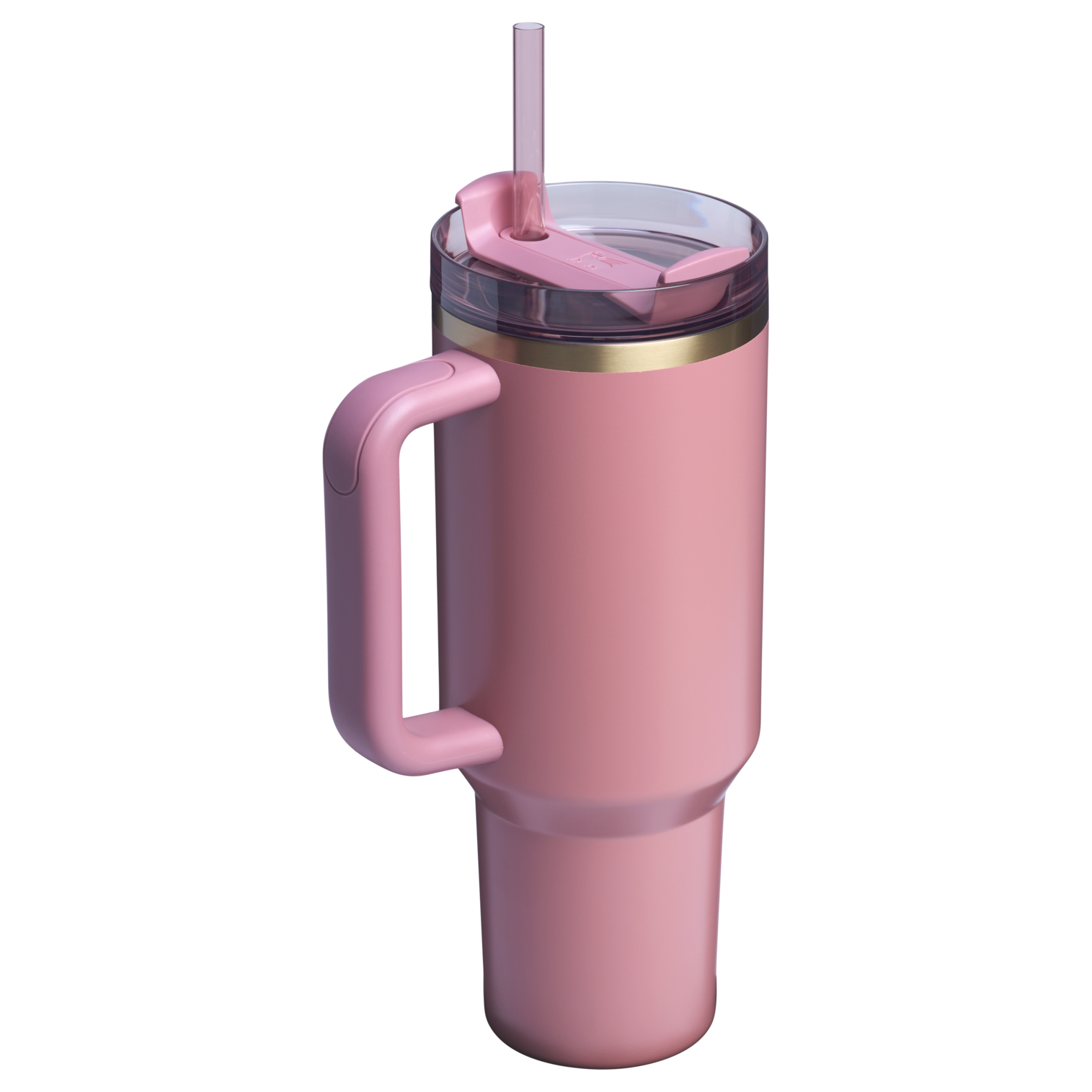 Double-Wall Vacuum The Quencher H2.0 Flowstate Tumbler  | Stanley Create D332L - Double-Wall Vacuum Insulated Travel Tumbler with Straw Detail