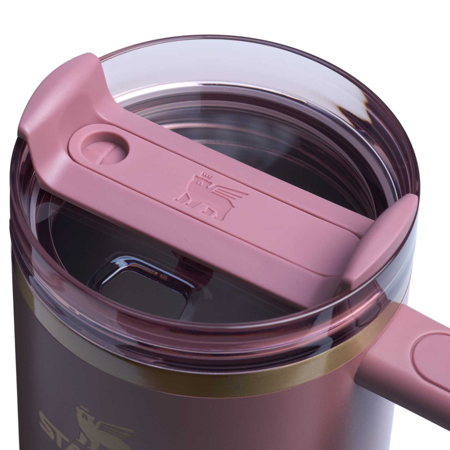 Double-Wall Vacuum The Quencher H2.0 Flowstate Tumbler  | Stanley Create D332L - Double-Wall Vacuum Insulated Travel Tumbler with Straw Detail