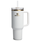 Car-Cup Friendly The Quencher H2.0 Flowstate Tumbler D050X - Premium Stainless Steel Straw Cup for All-Day Hydration - Cream Moon