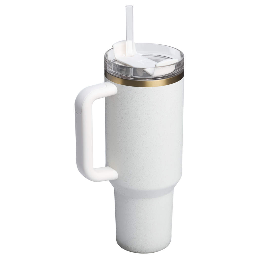 Double-Wall Vacuum The Quencher H2.0 Flowstate Tumbler  | Stanley Create D332L - Double-Wall Vacuum Insulated Travel Tumbler with Straw Detail