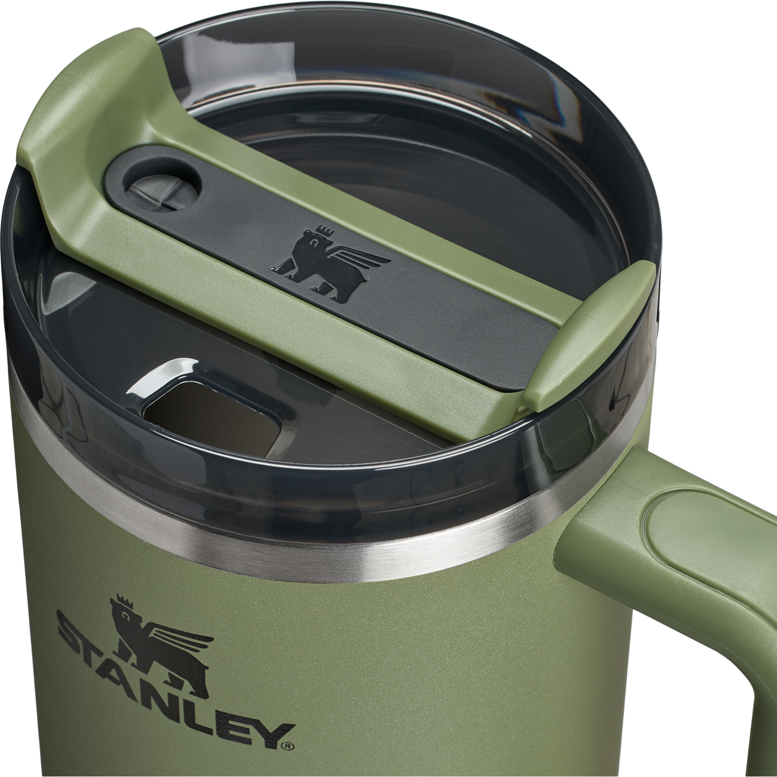 Double-Wall Vacuum The Quencher H2.0 Flowstate Tumbler  | Stanley Create D332L - Double-Wall Vacuum Insulated Travel Tumbler with Straw Detail