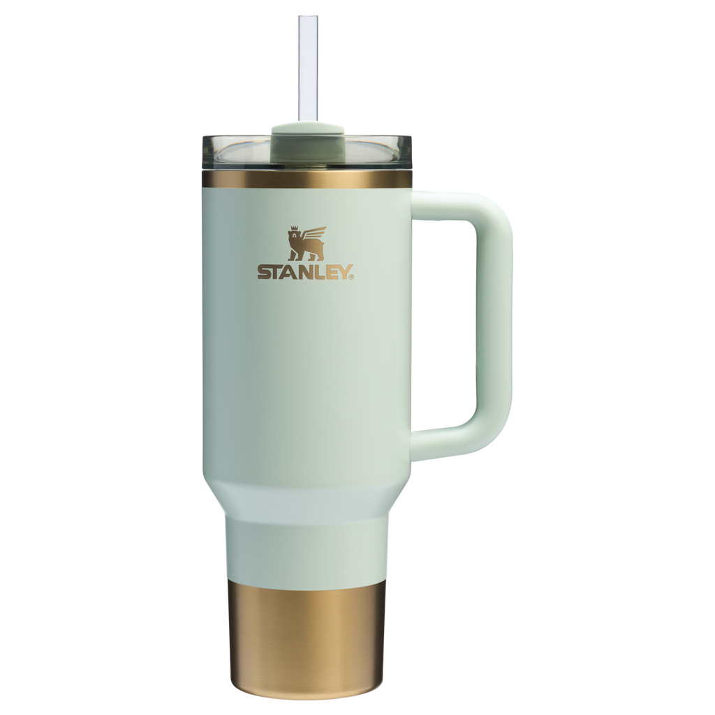 Double-Wall Vacuum The Quencher H2.0 Flowstate Tumbler  | Stanley Create D332L - Double-Wall Vacuum Insulated Travel Tumbler with Straw Detail