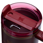 Double-Wall Vacuum The Quencher H2.0 Flowstate Tumbler  | Stanley Create D332L - Double-Wall Vacuum Insulated Travel Tumbler with Straw Detail