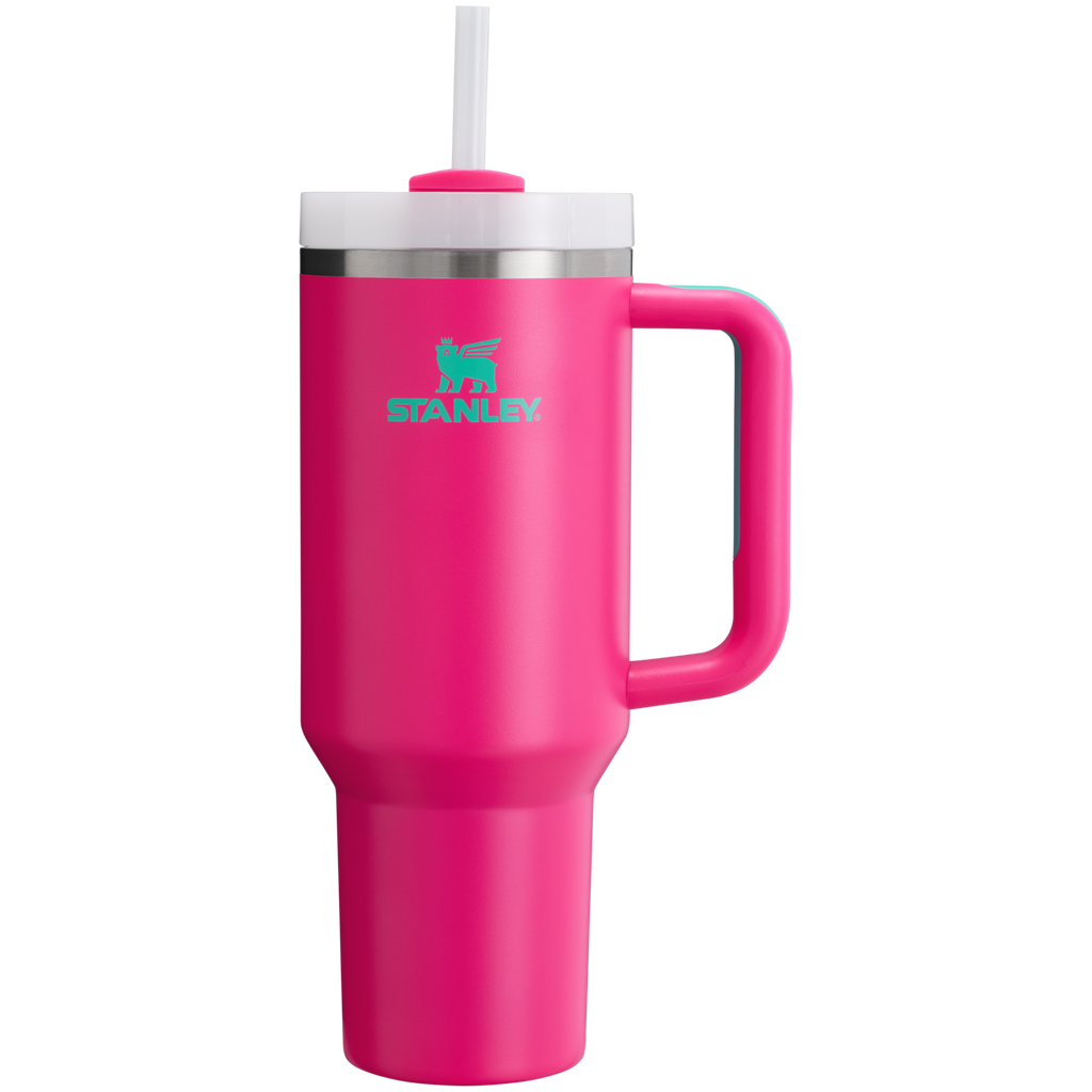 Double-Wall Vacuum The Quencher H2.0 Flowstate Tumbler  | Stanley Create D332L - Double-Wall Vacuum Insulated Travel Tumbler with Straw Detail