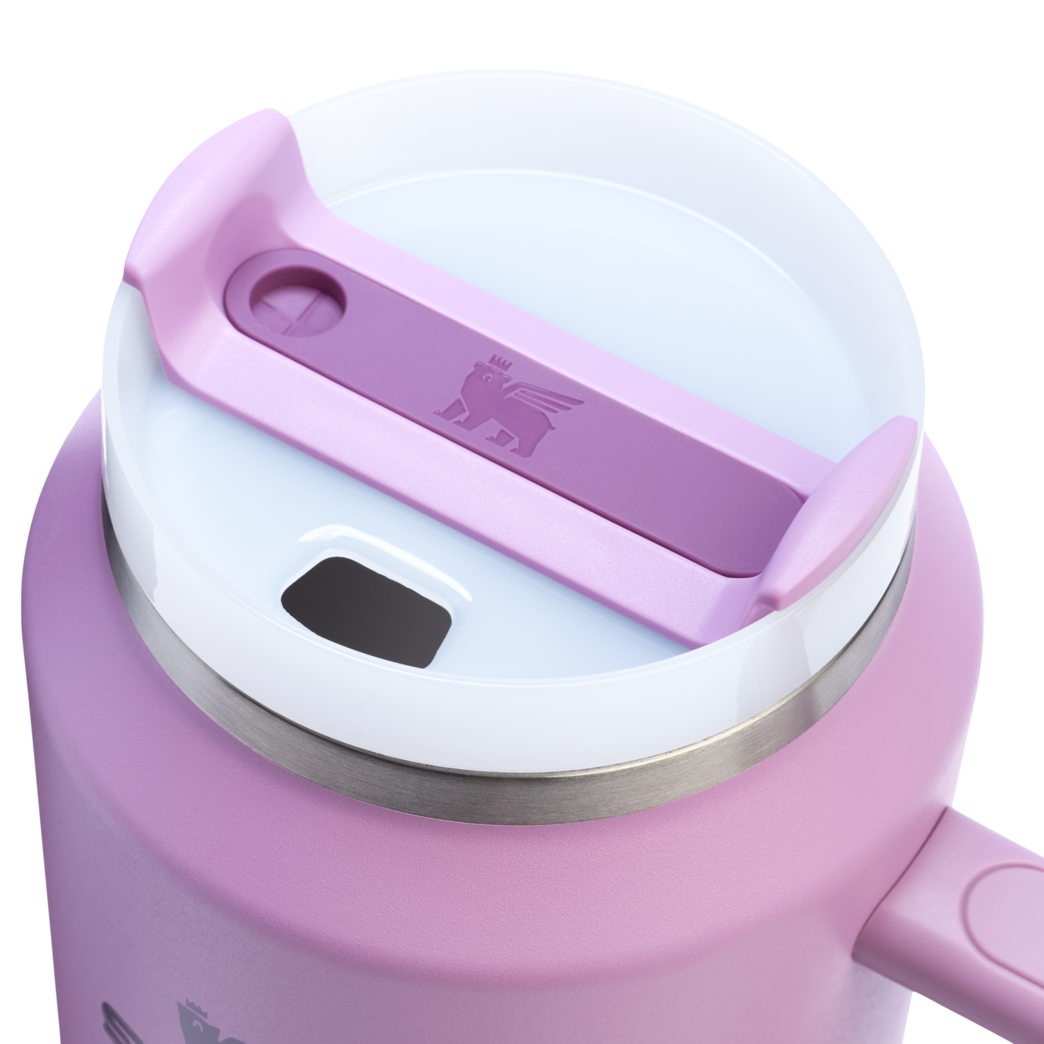 Double-Wall Vacuum The Quencher H2.0 Flowstate Tumbler D365U - FlowState 3-Position Lid Insulated Travel Mug Detail