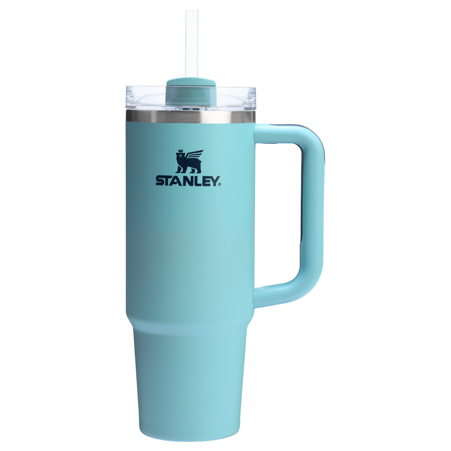 Splash-Resistant FlowState The Quencher H2.0 Flowstate Tumbler | Stanley Create D331C - 40oz Large Capacity Car-Cup Friendly Quencher Detail