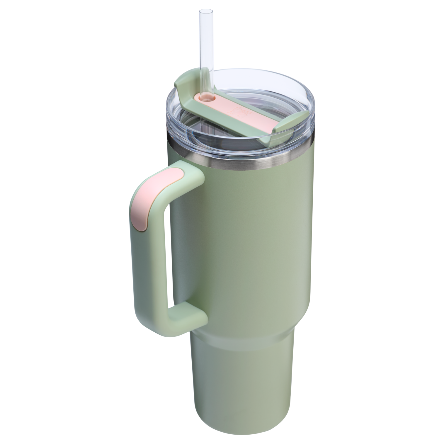 Double-Wall Vacuum The Quencher H2.0 Flowstate Tumbler  | Stanley Create D332L - Double-Wall Vacuum Insulated Travel Tumbler with Straw Detail