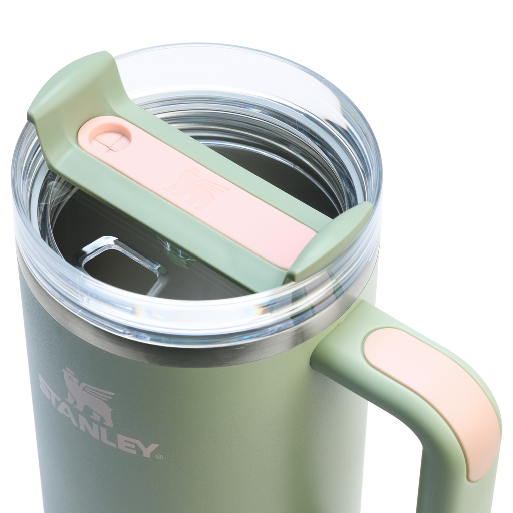 Double-Wall Vacuum The Quencher H2.0 Flowstate Tumbler  | Stanley Create D332L - Double-Wall Vacuum Insulated Travel Tumbler with Straw Detail